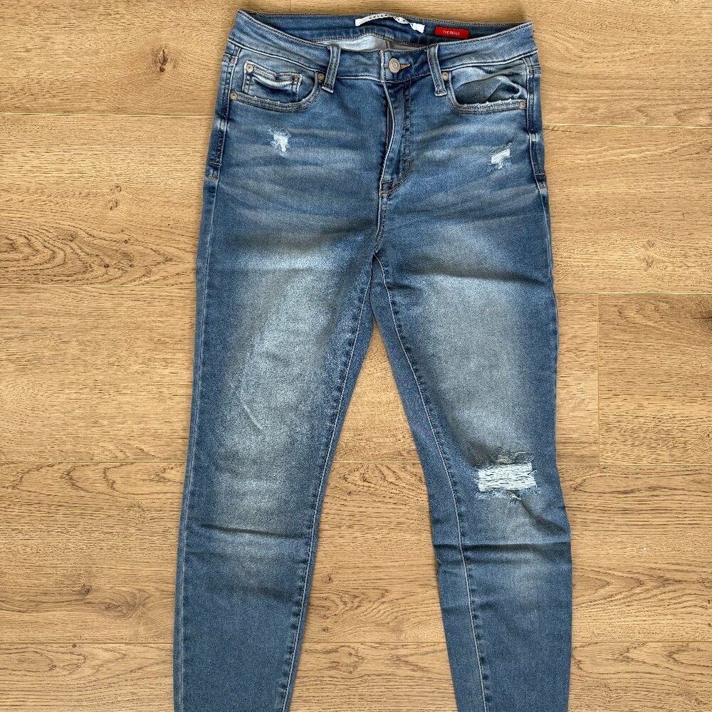 Celebrity Pink The Rider Distressed Skinny Jeans 7